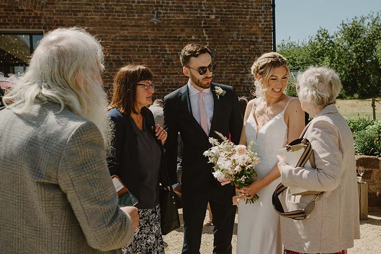 Spring wedding guests