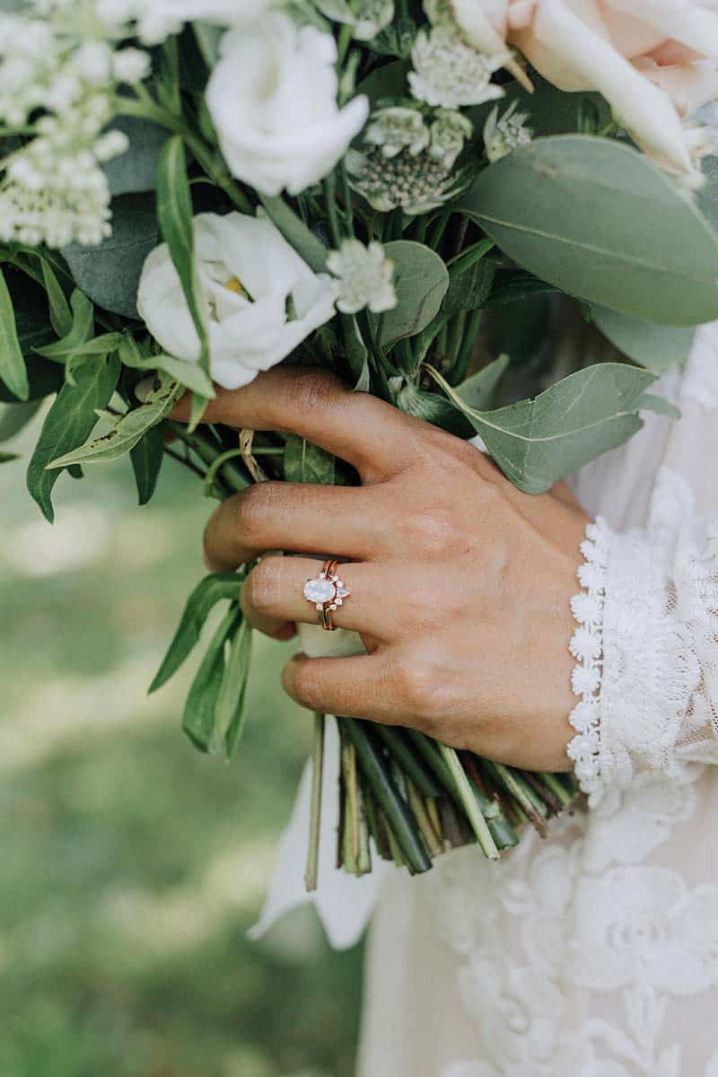 Elopement Wedding Bride Rings