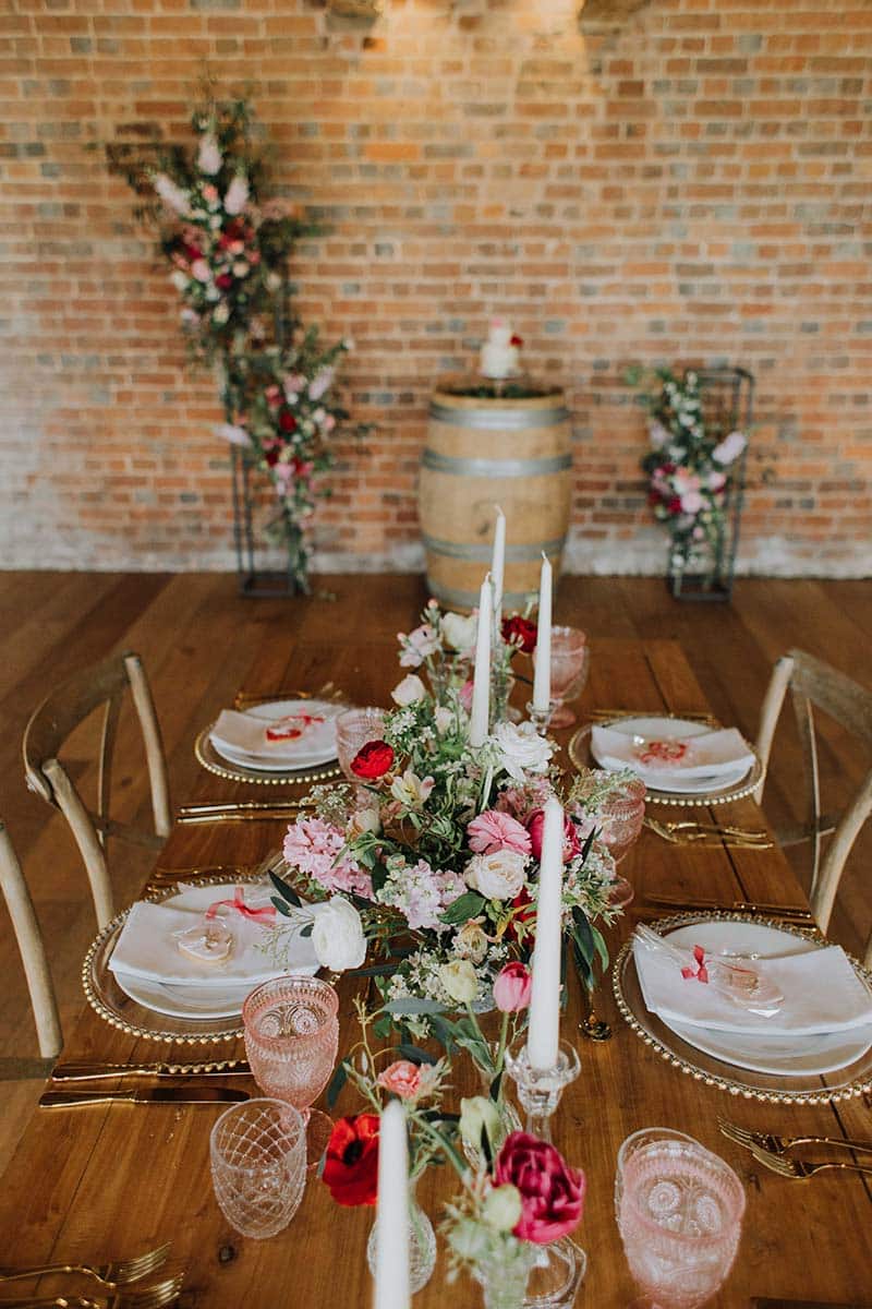 Elopement Wedding Breakfast Table Styling