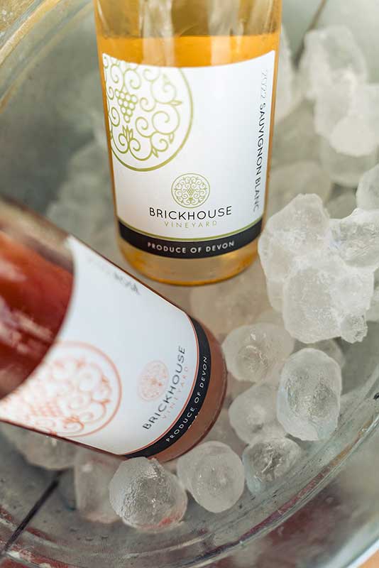 Brickhouse Vineyard Wine Bottles on Ice