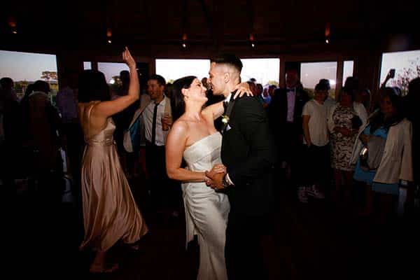 Barn Wedding Couple Dancing