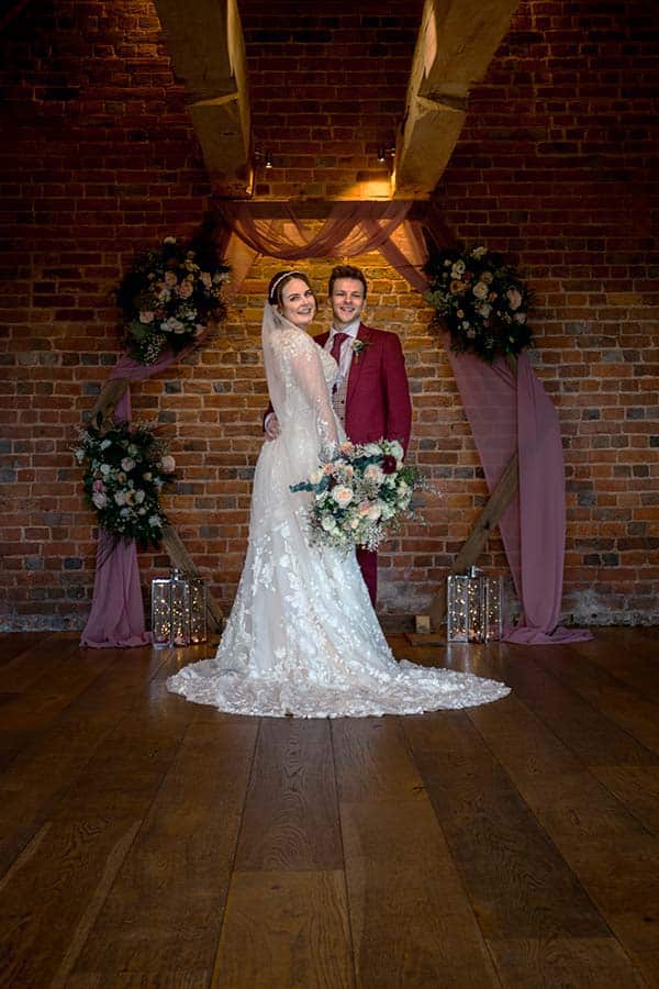 Winter Barn Wedding Interior