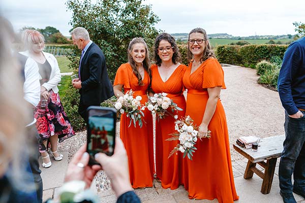 Autumn Wedding Bridesmaids