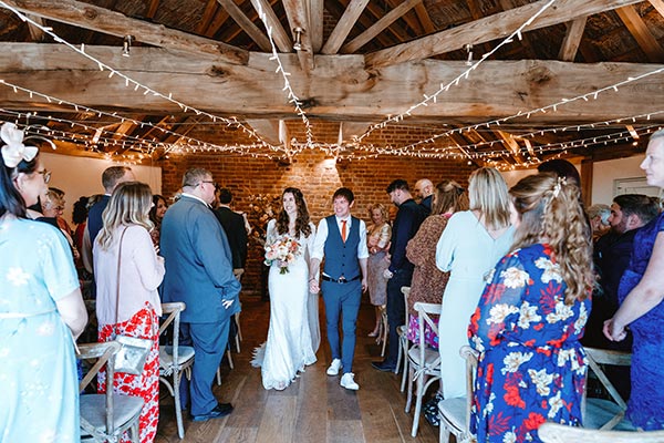 Autumn Wedding Barn Brickhouse Vineyard Interior