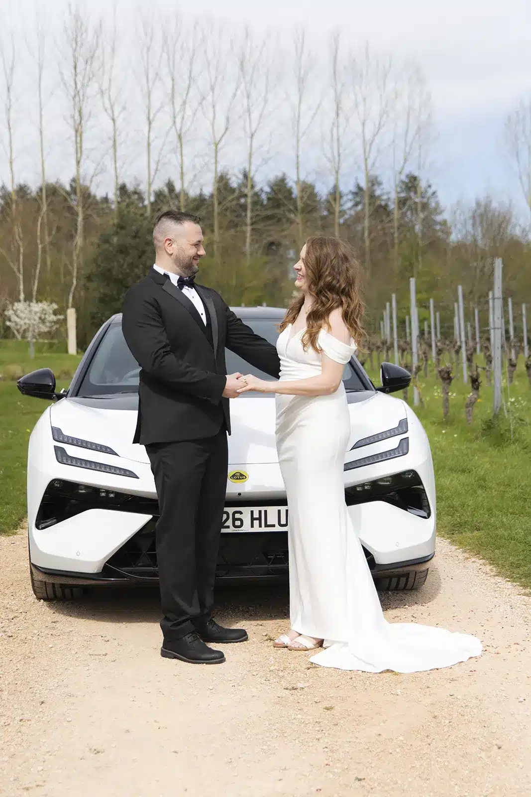 Lotus Emeya Bride And Groom Wedding Car